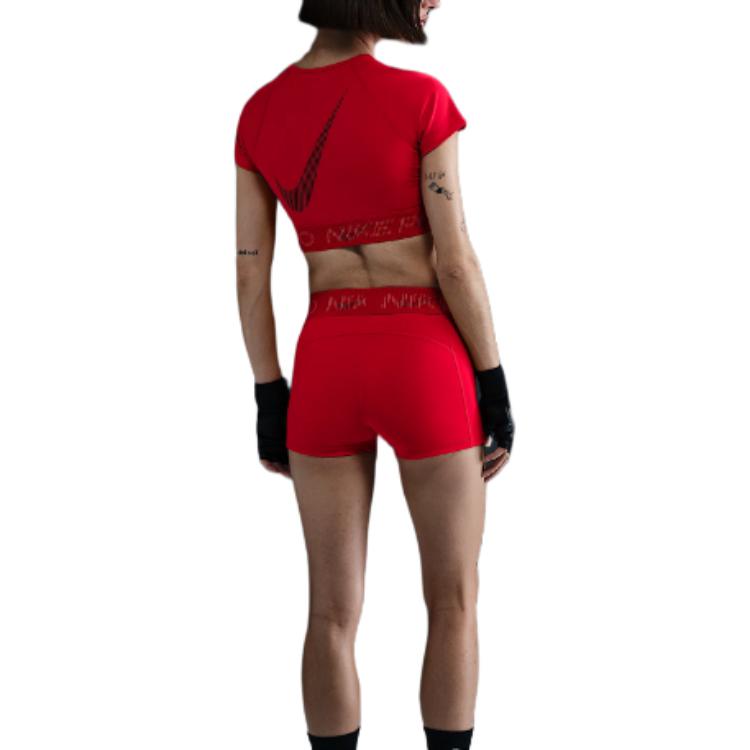 Nike Pro Women’s Mid-Rise 3″ Graphic Biker Shorts