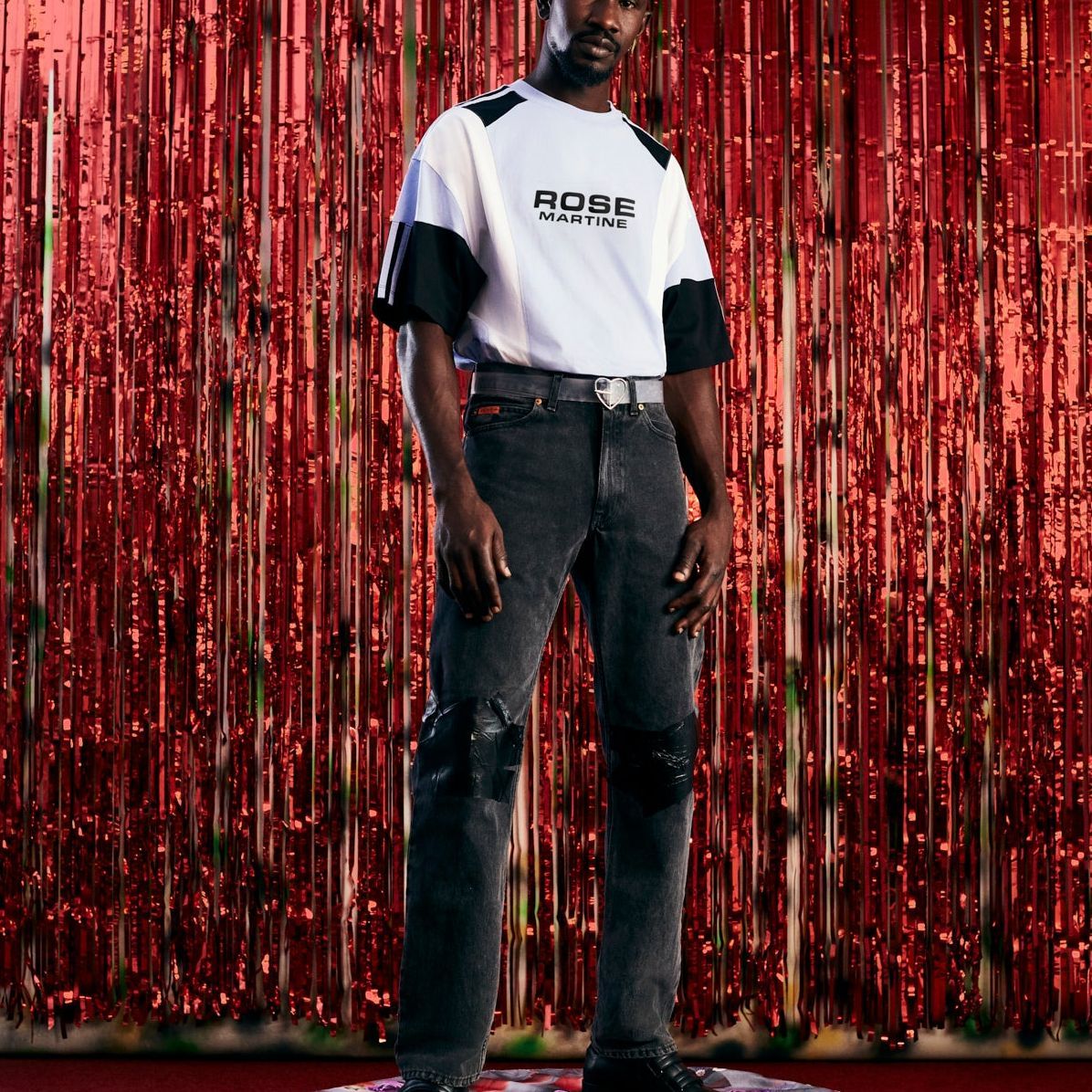 Футболка Martine Rose SS24 (синяя) — фото 4