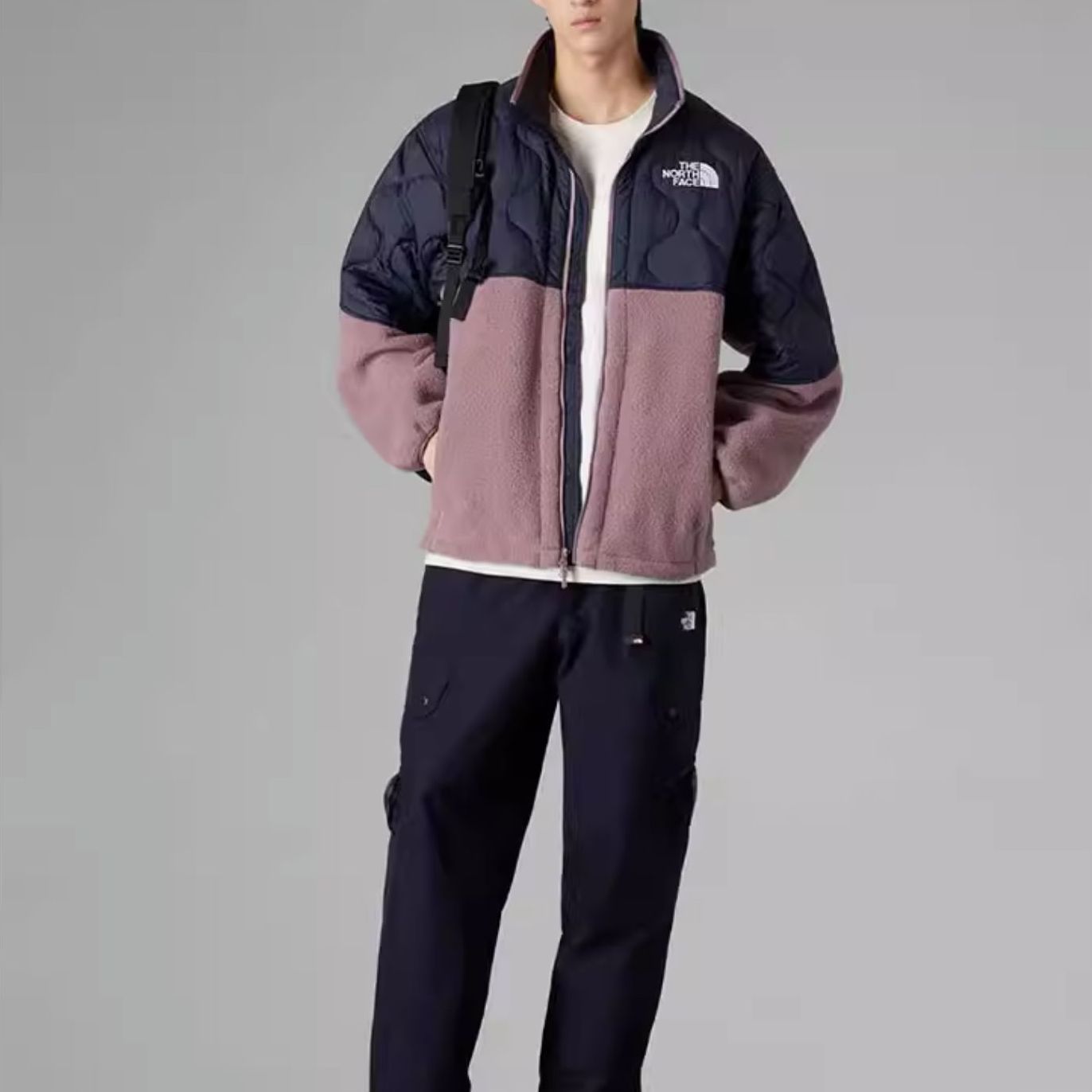 THE NORTH FACE Fleece Clothing Men’s Purple