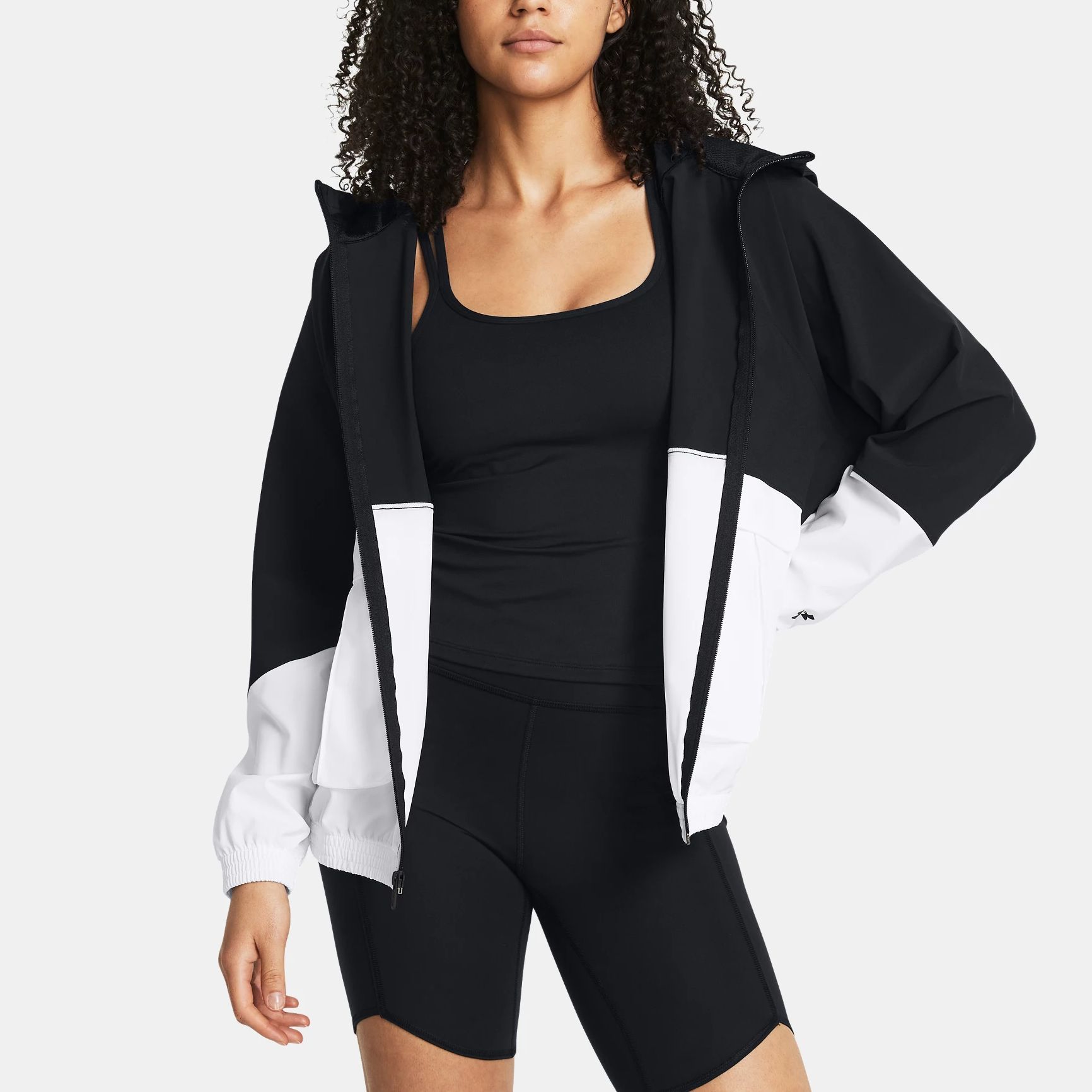 Женская куртка Under Armour Under Armour UA Armour (черно-белая) — фото 3