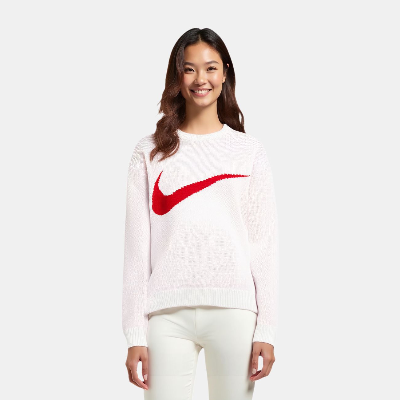 Свитер Supreme SS19 Nike (белый) — фото 2