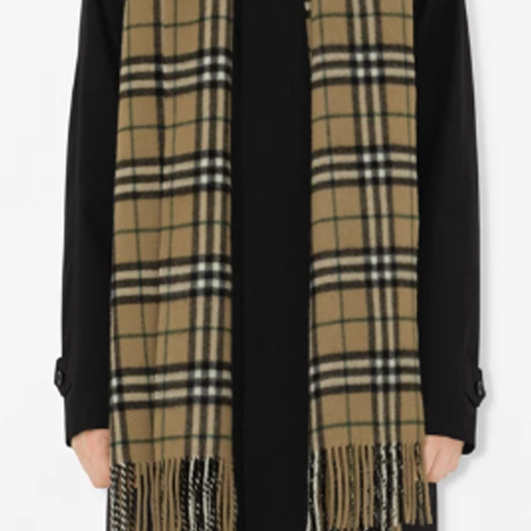 Шарф Burberry (коричневый) — фото 3