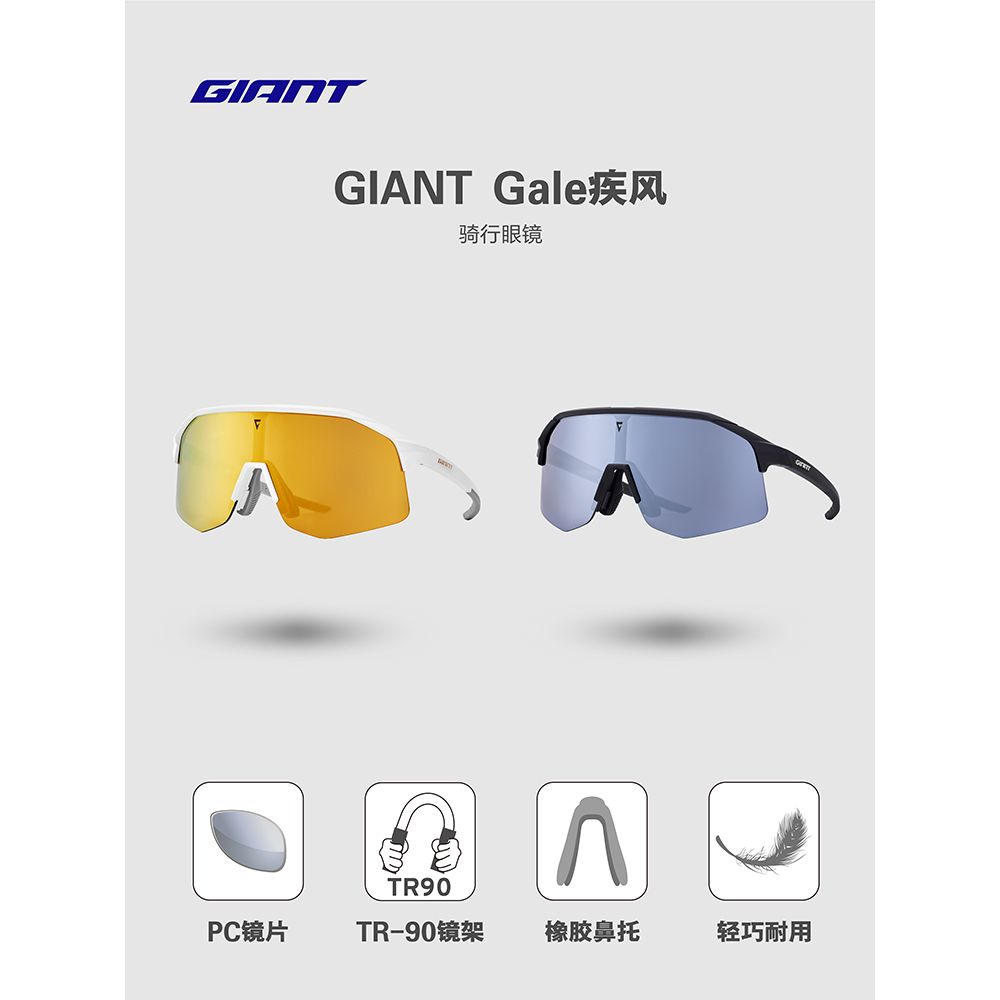 GIANT Unisex Everyday Cycling Windproof, Sun Protection Cycling Glasses & Goggles