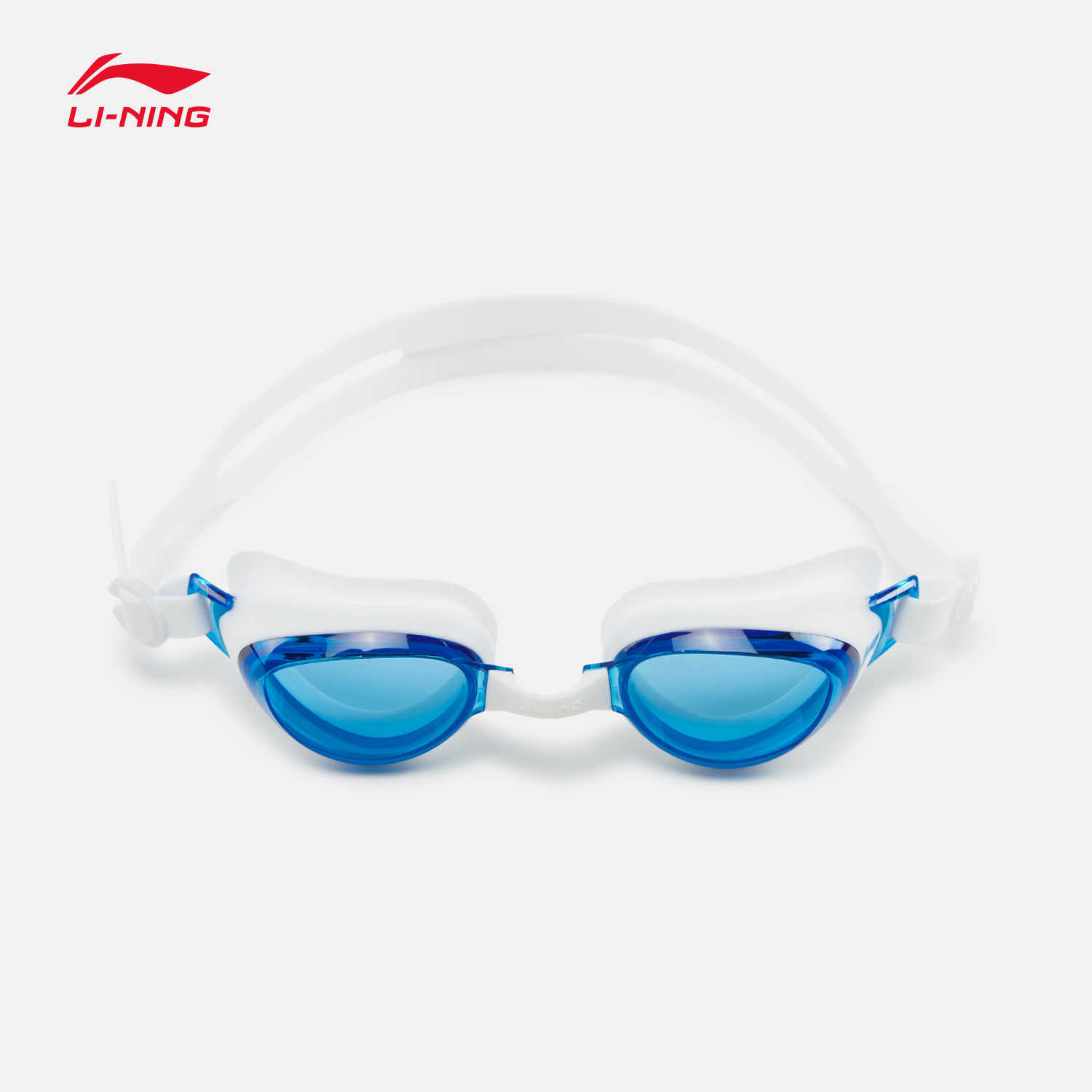 Li Ning Swim Goggles Swimming Pool Unisex White Blue