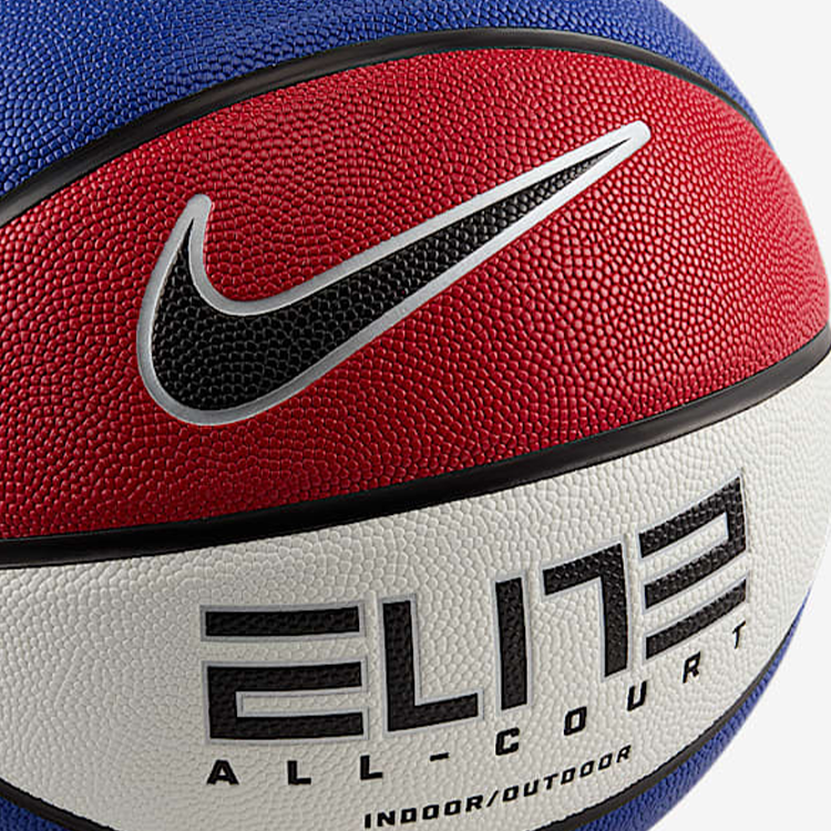 Nike Rubber Basketball Red Blue White Size 7 Training Unisex