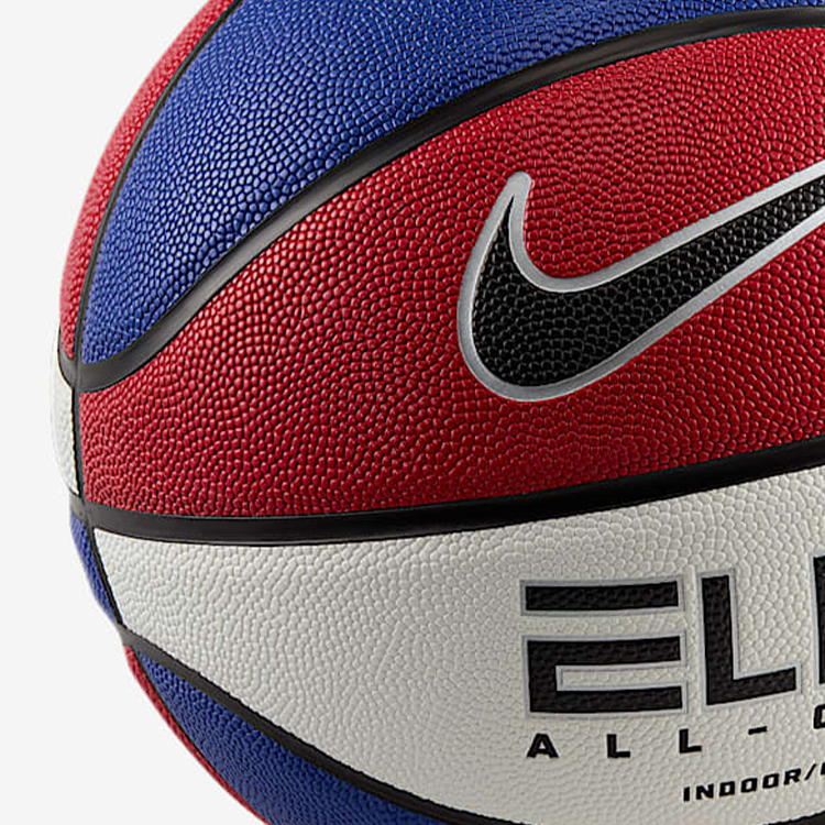 Nike Rubber Basketball Red Blue White Size 7 Training Unisex
