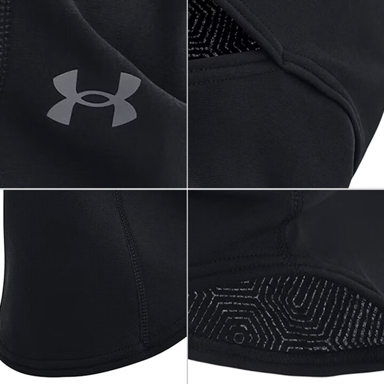 Under Armour Windproof & Dustproof Thermal Masks Polyester Unisex Black