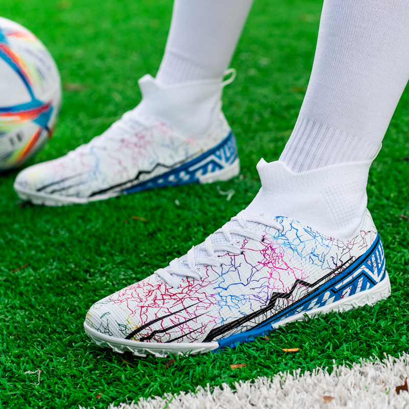 SHUANGDING TF Turf Artificial Turf Synthetic Leather Soccer Shoes Unisex