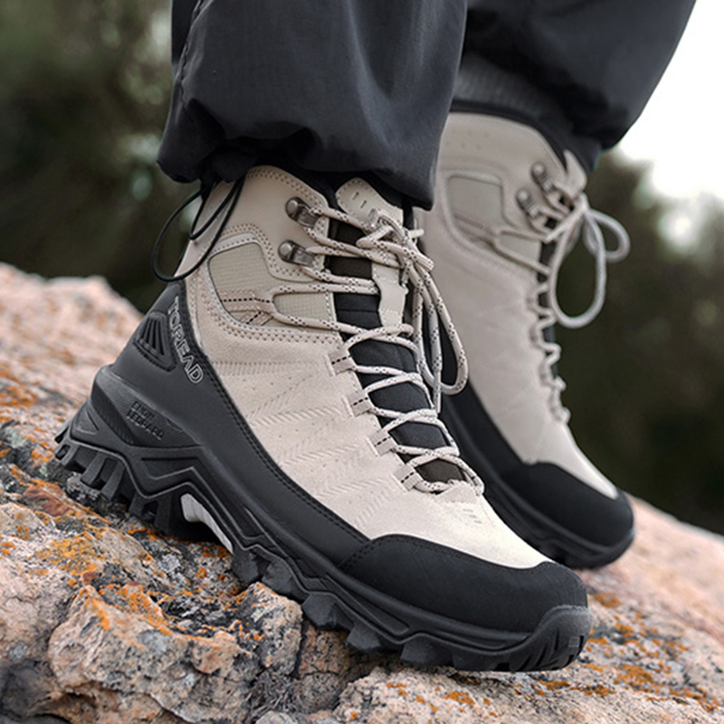 TOREAD Slip Resistant Abrasion Resistant Mid top Mountaineering Shoes Women’s