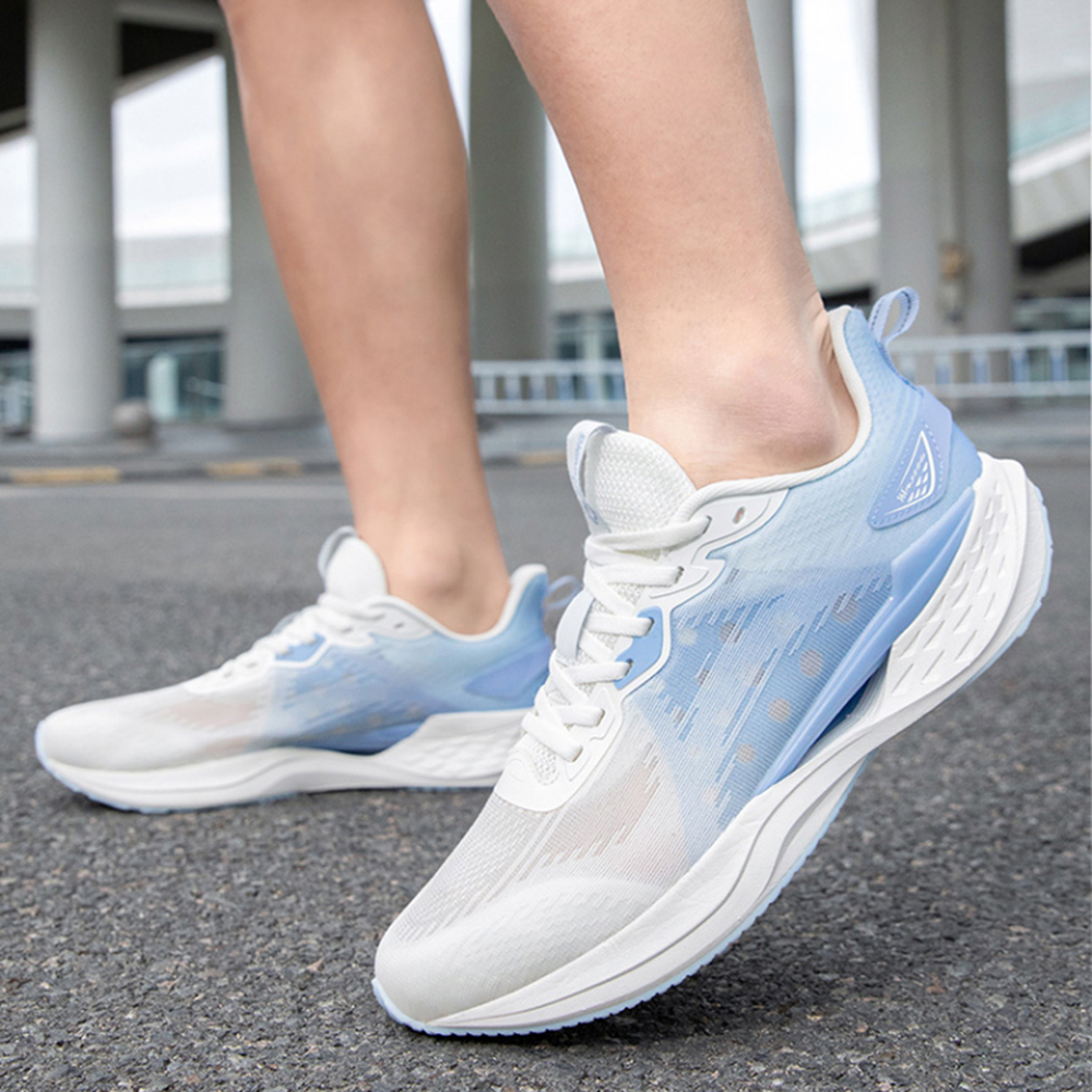 361° Slip Resistant And Breathable Slip Resistant And Breathable Low top Casual Running Shoes Men’s White Blue