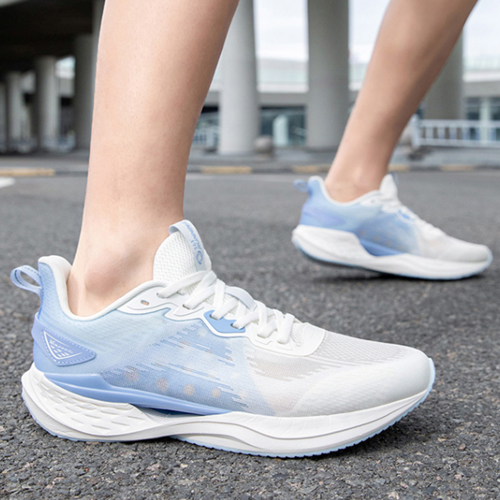 361° Slip Resistant And Breathable Slip Resistant And Breathable Low top Casual Running Shoes Men’s White Blue