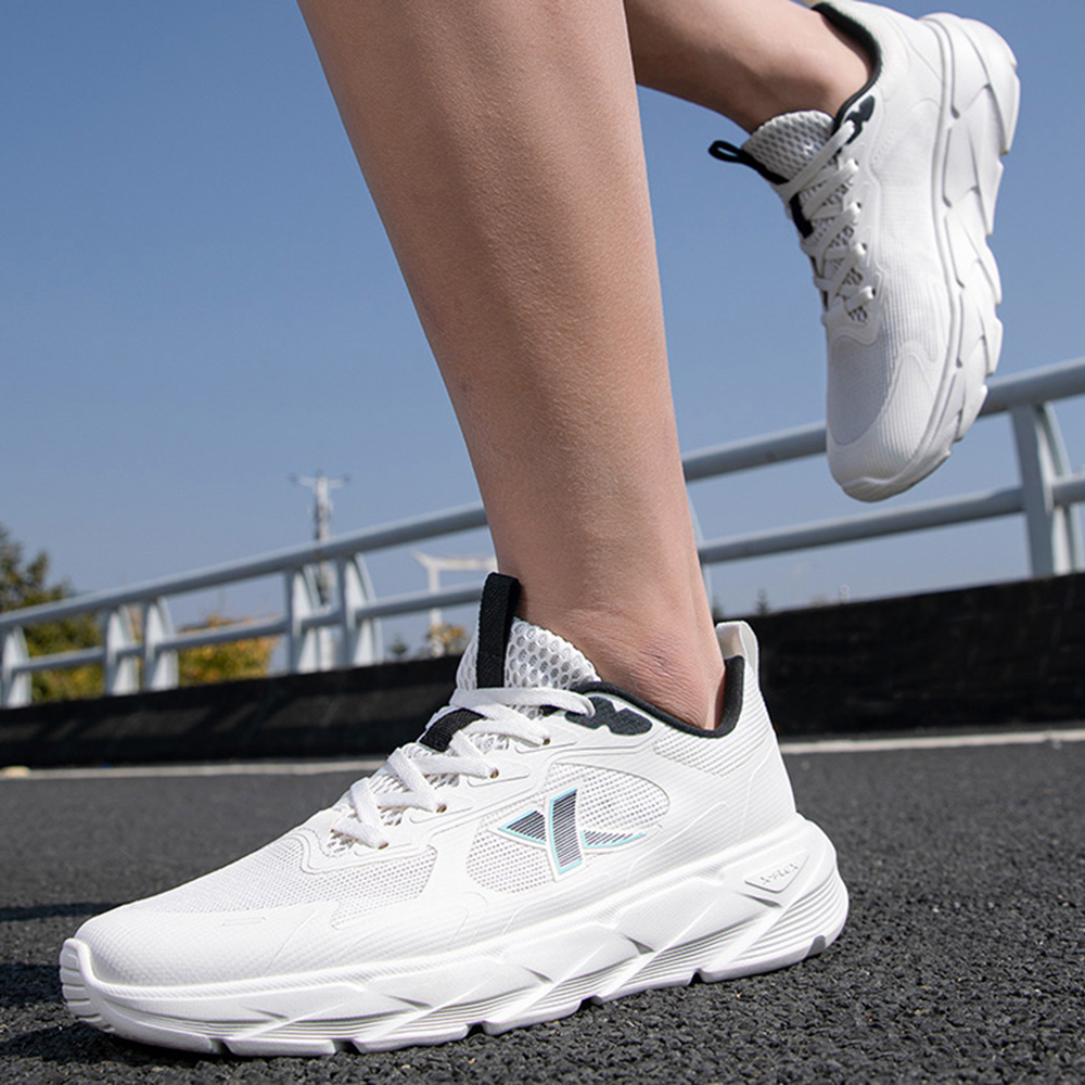 XTEP Cushioning Abrasion Resistant Support Low top Casual Running Shoes Men’s White