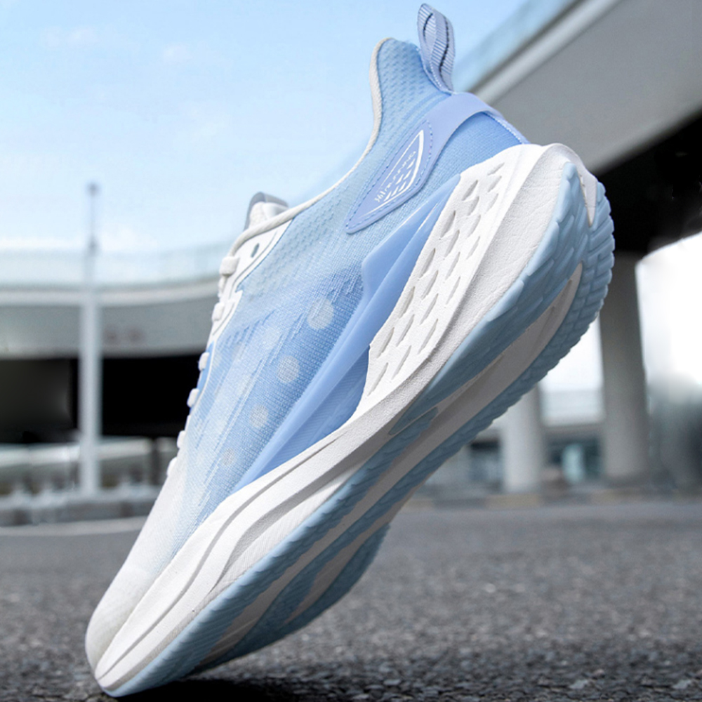 361° Slip Resistant And Breathable Slip Resistant And Breathable Low top Casual Running Shoes Men’s White Blue