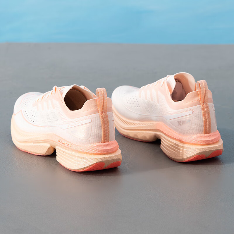 XTEP Cushioning Abrasion Resistant Lightweight Low top Training Running Shoes Women’s Orange