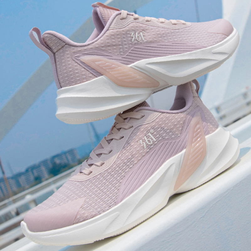 361° Slip Resistant Abrasion Resistant Low top Casual Running Shoes Women’s Pink