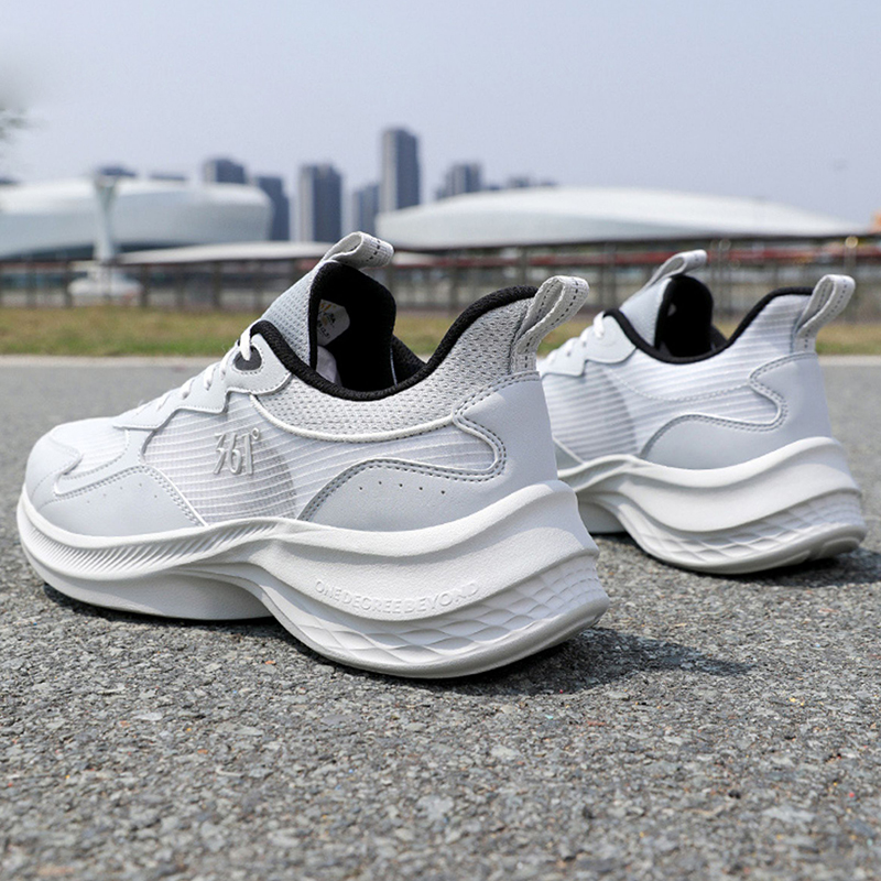 361° Slip Resistant Abrasion Resistant Low top Sprint Running Shoes Men’s Gray