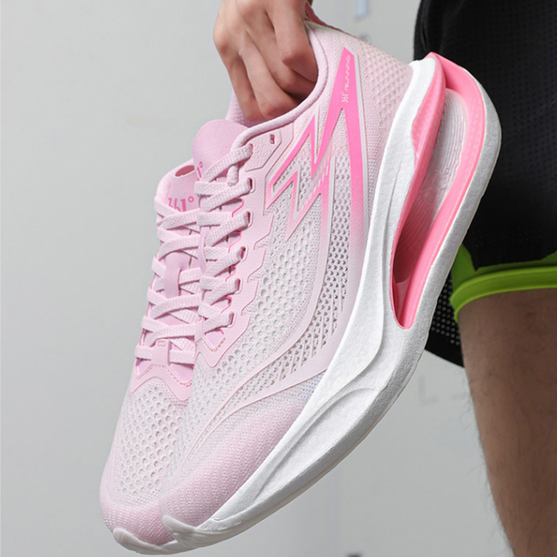 361° Carbon Levitating Collection Low top Carbon Plate Sprint Running Shoes Unisex Pink