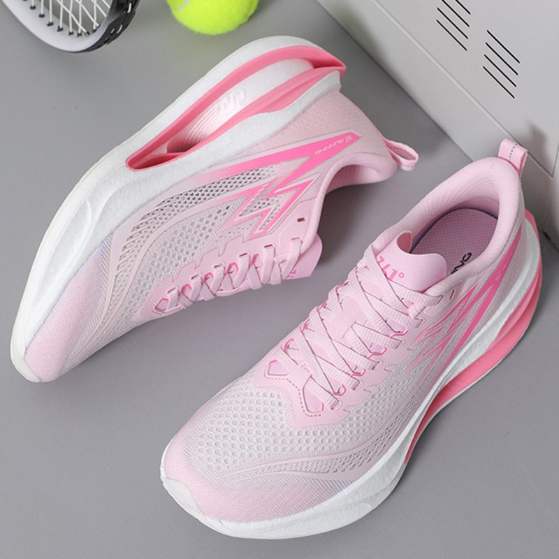 361° Carbon Levitating Collection Low top Carbon Plate Sprint Running Shoes Unisex Pink