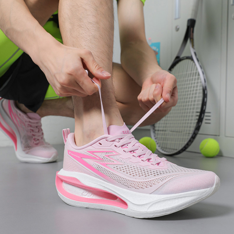 361° Carbon Levitating Collection Low top Carbon Plate Sprint Running Shoes Unisex Pink