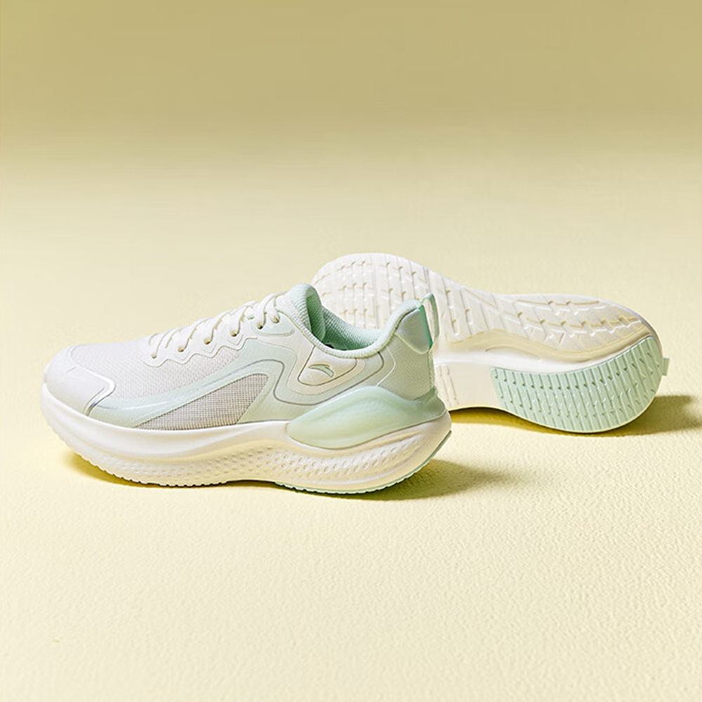 Anta Yunduan Cushioning Rebound Cushioning Rebound Low top Casual Running Shoes Women’s White Green