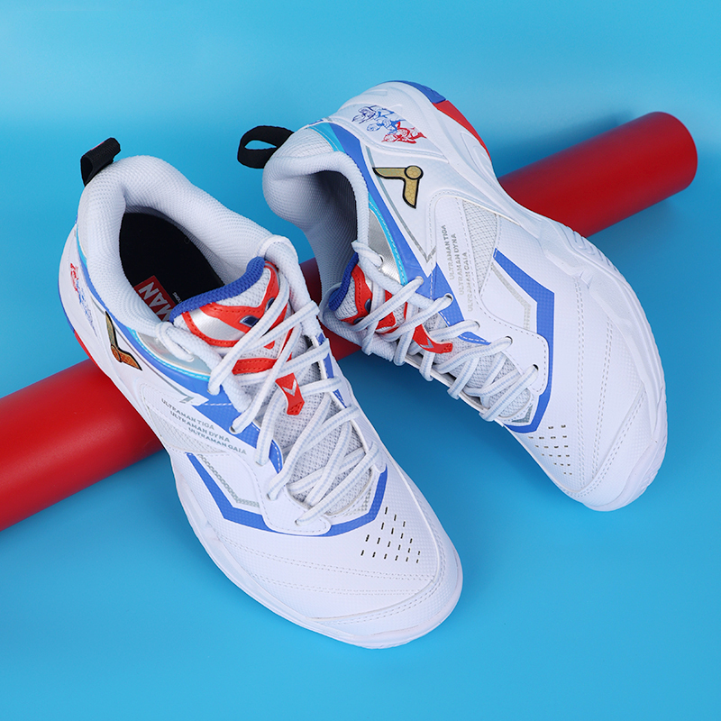 ULTRAMAN x VICTOR Low top Badminton Shoes Unisex White