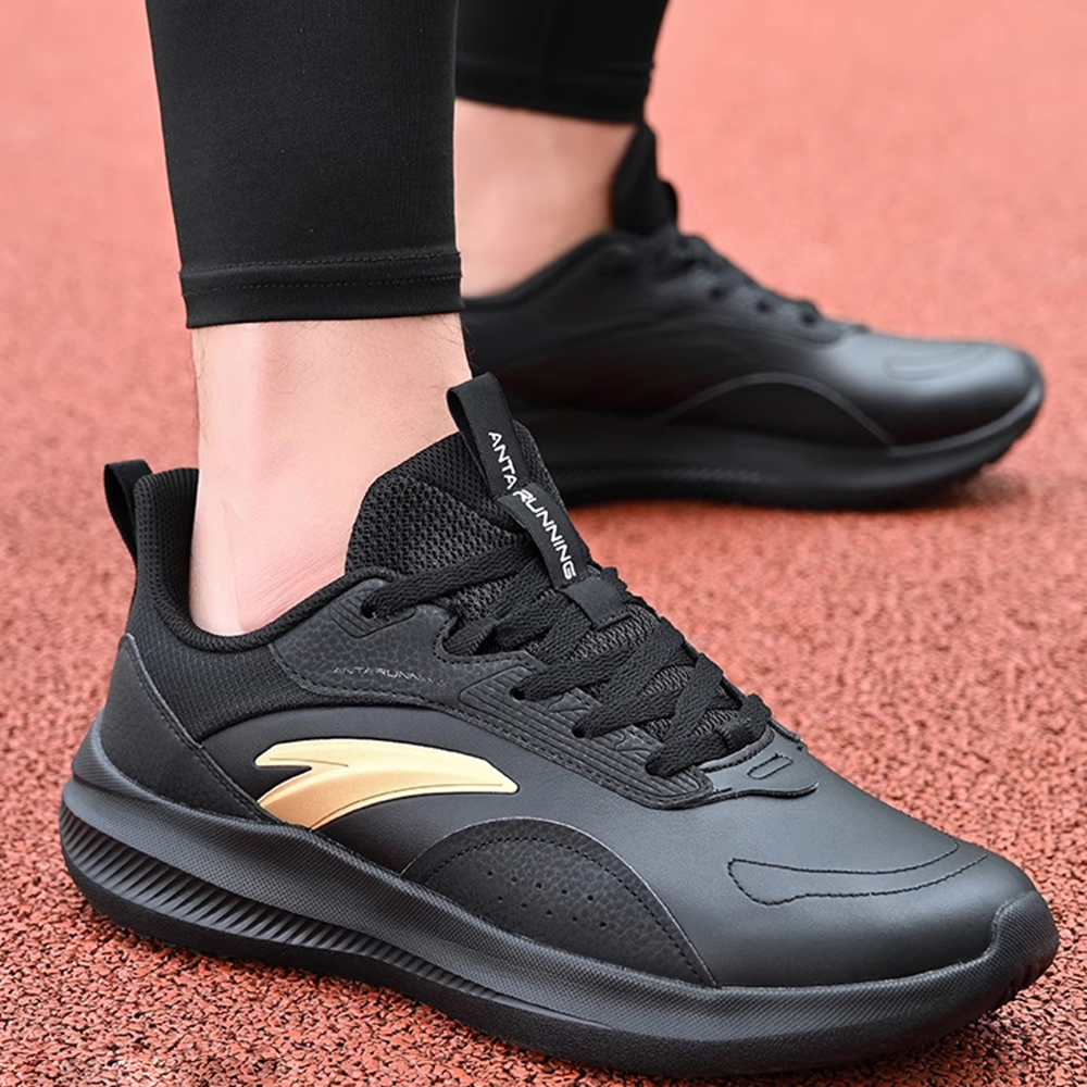 Anta Cushioning Waterproof Low top Casual Running Shoes Men’s Black