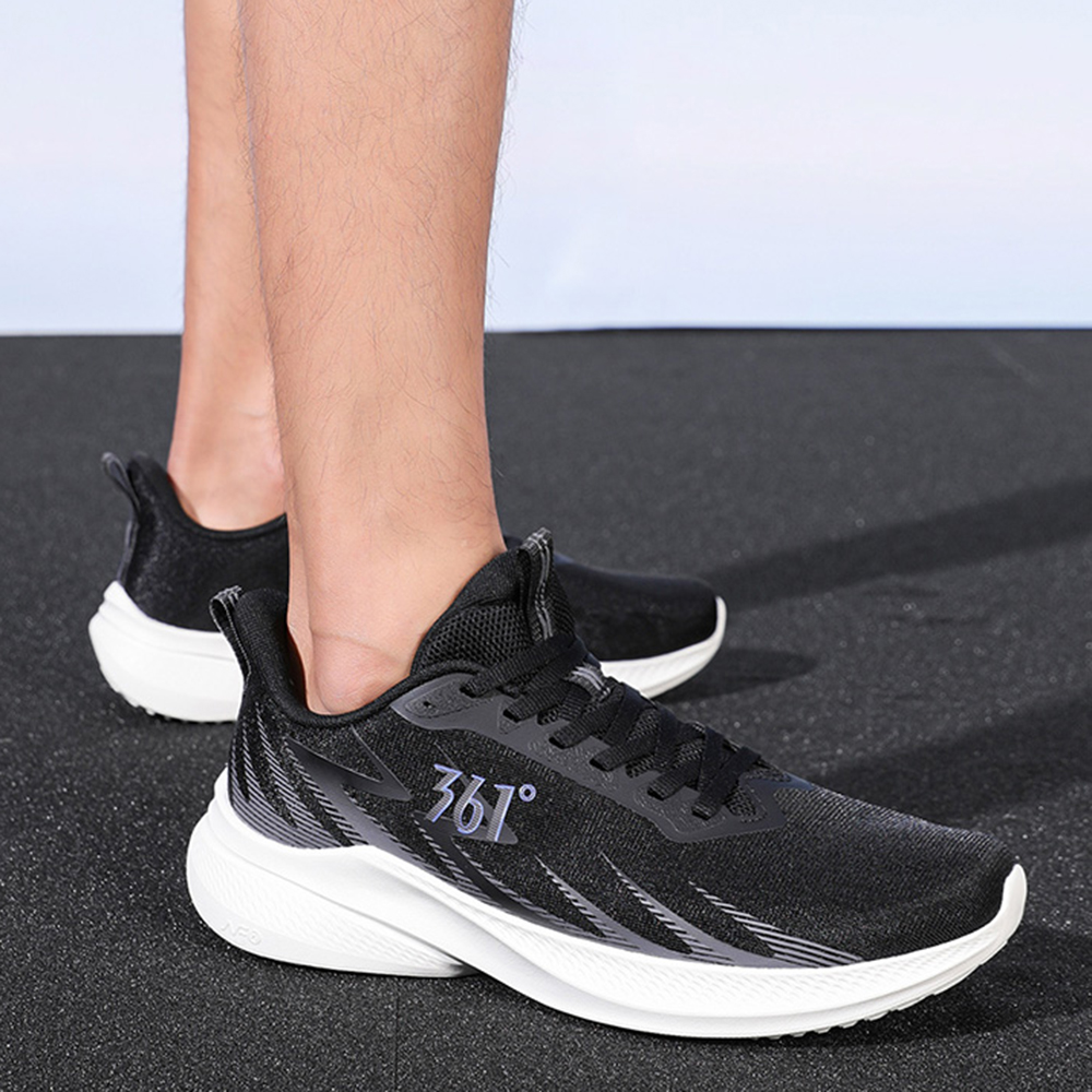 361° Breathable And Lightweight Low top City Commuting Running Shoes Men’s Black