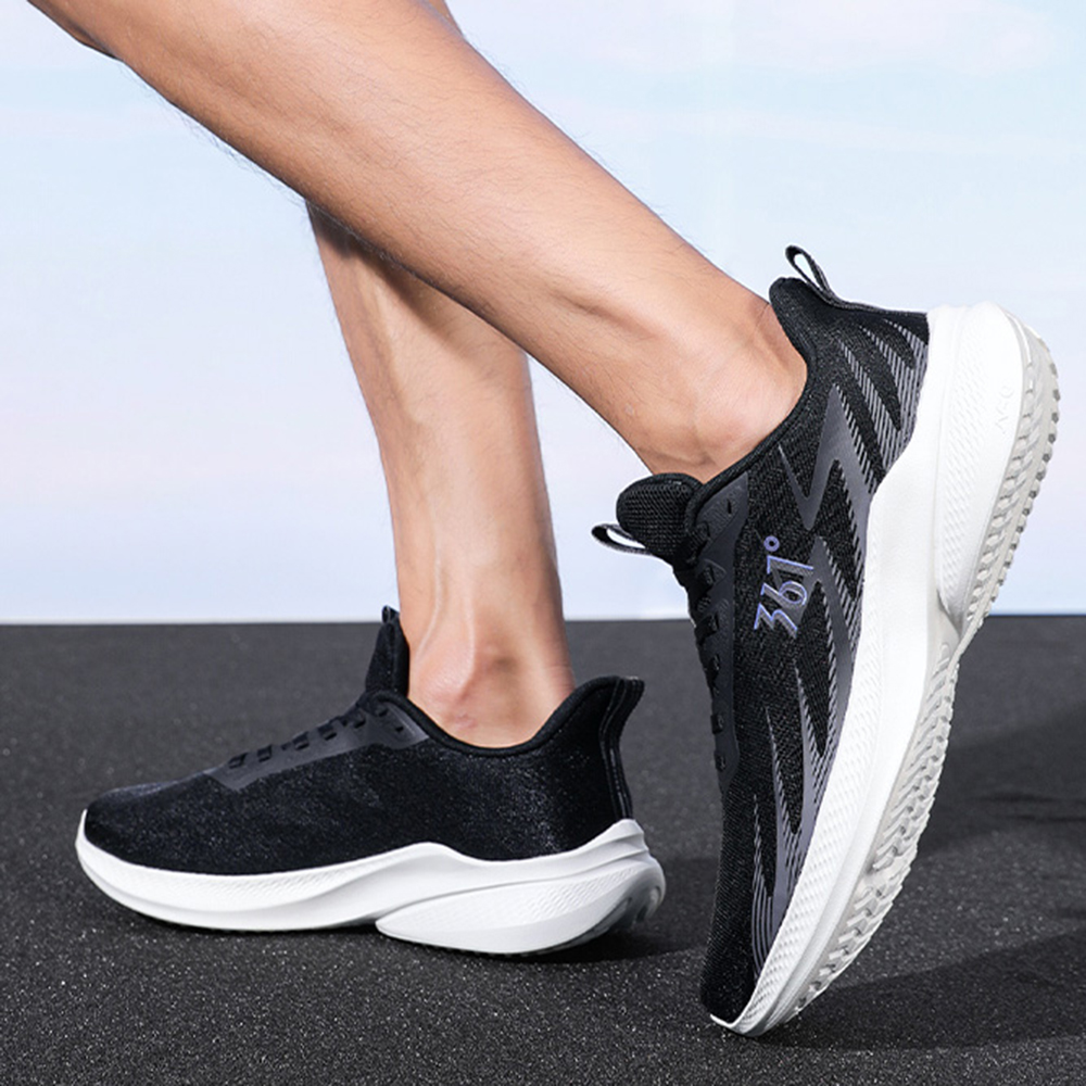 361° Breathable And Lightweight Low top City Commuting Running Shoes Men’s Black