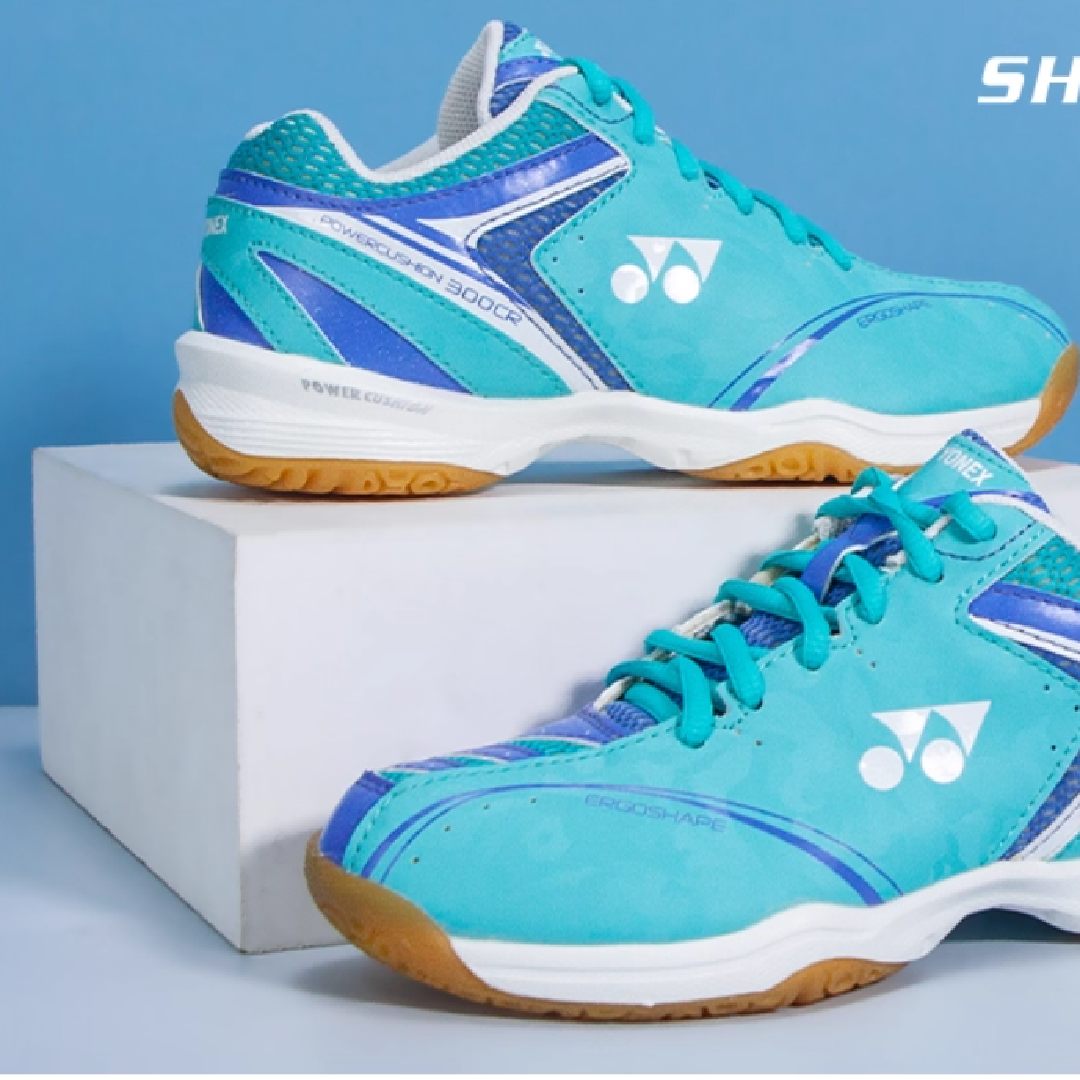 YONEX Cushioning Abrasion Resistant Cushioning, Wear Resistant Low top Badminton Shoes Unisex Blue White