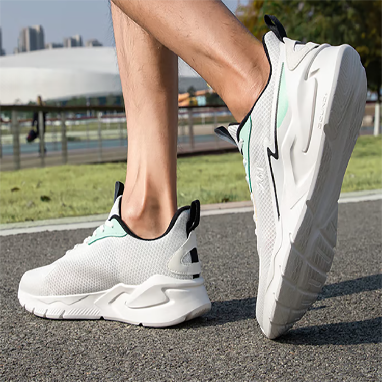 361° Cushioning Abrasion Resistant Breathable Low top Casual Running Shoes Men’s White Green