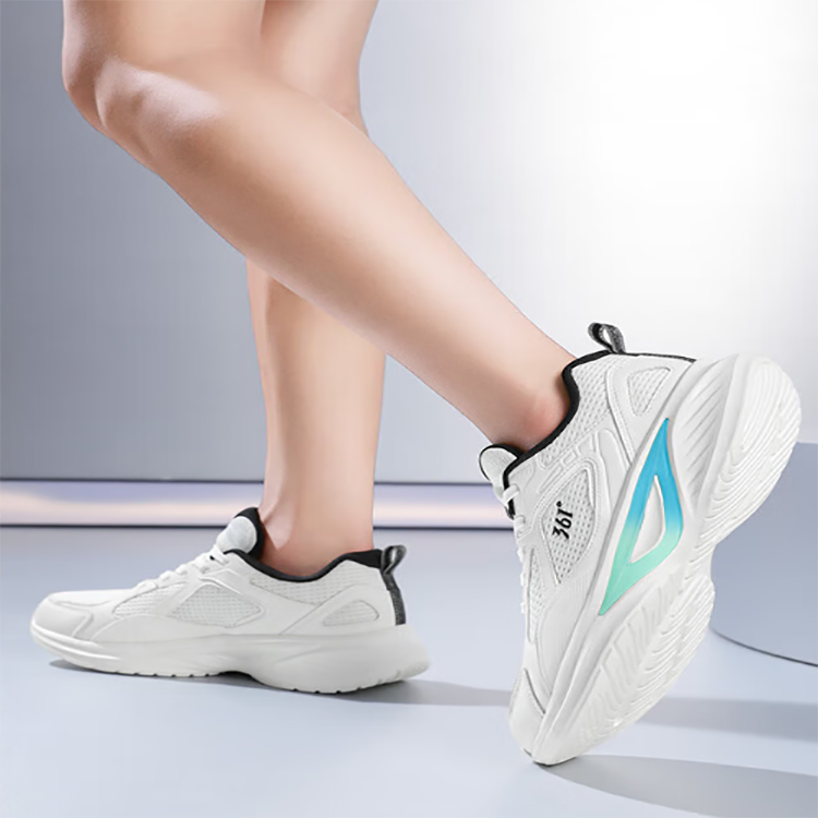 361° Wear resistant And Lightweight Low top Casual Running Shoes Men’s White