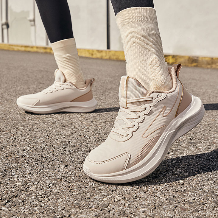 Erke Cushioning Slip Resistant Waterproof Cushioning, Non Slip, And Waterproof Low top Running Shoes Women’s
