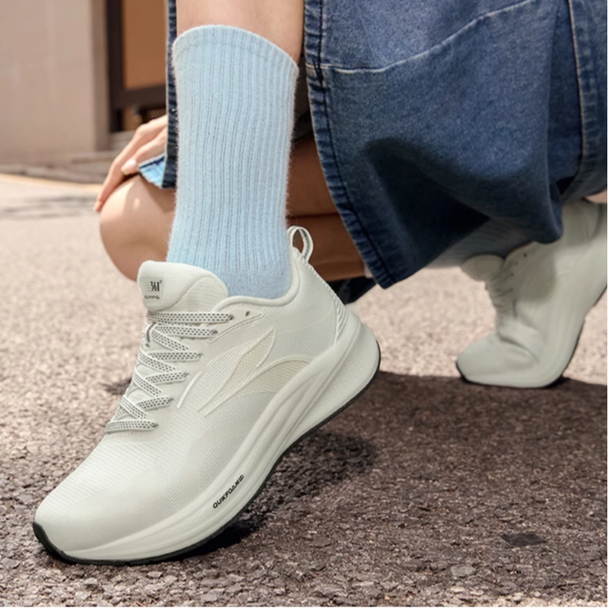 361° Slip Resistant Abrasion Resistant Slip Resistant Abrasion Resistant Low top Casual Running Shoes Women’s White