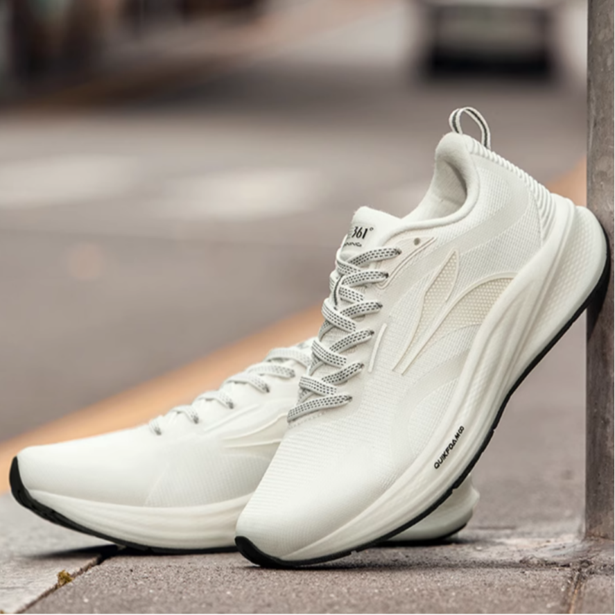 361° Slip Resistant Abrasion Resistant Slip Resistant Abrasion Resistant Low top Casual Running Shoes Women’s White