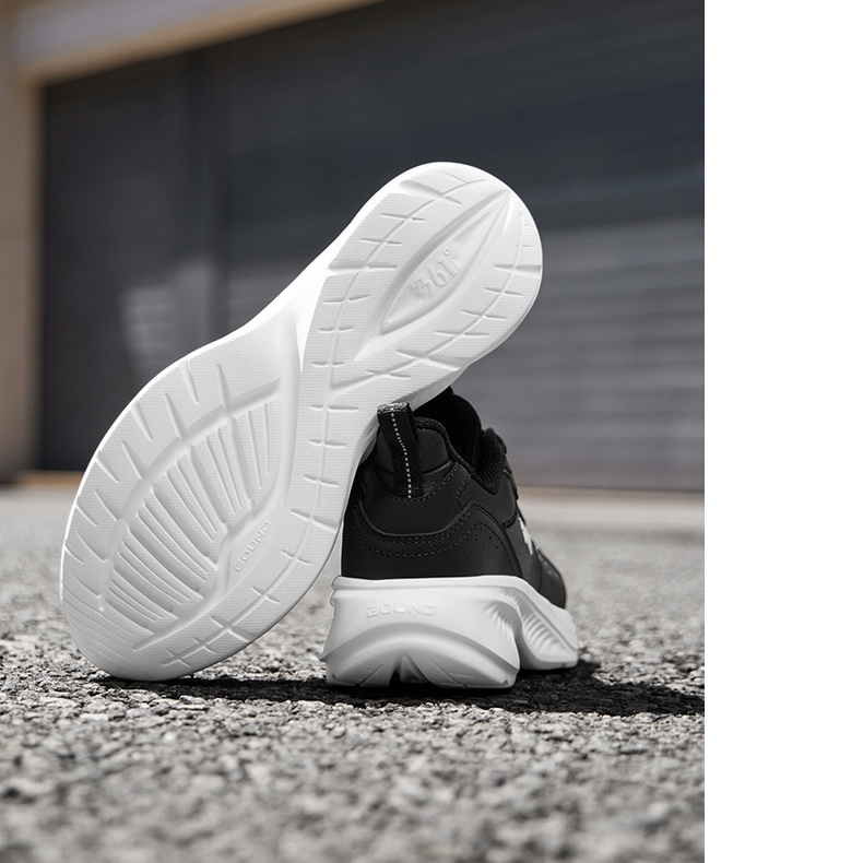 361° Cushioning, Non Slip, And Waterproof Low top Sprint Running Shoes Women’s Black White