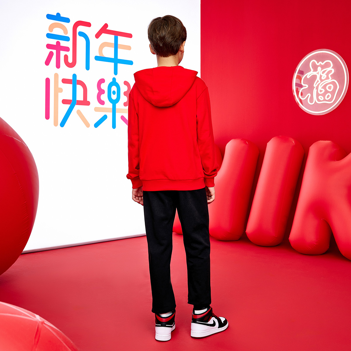 Детский спортивный костюм Nike CNY 3brand (разноцветный) — фото 11