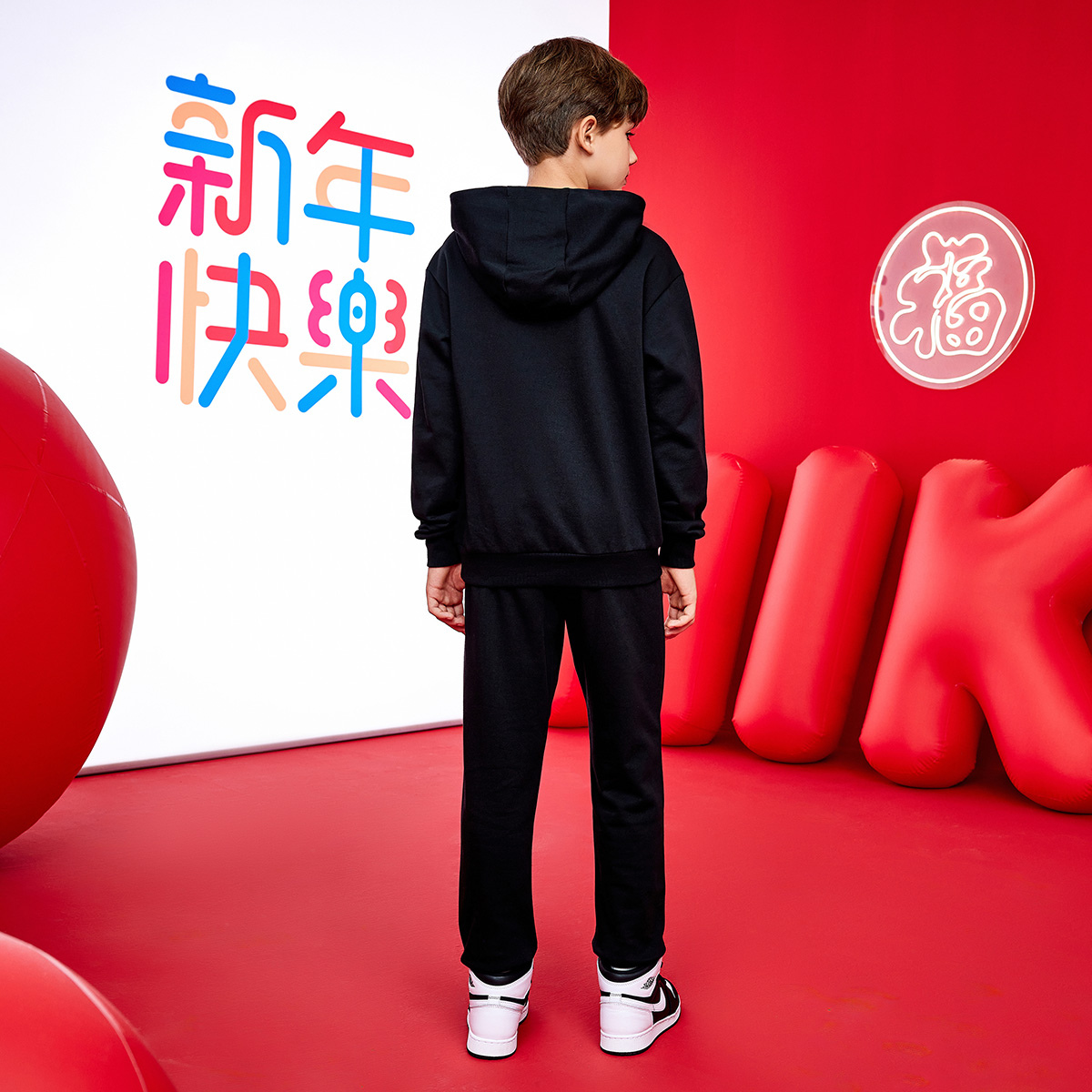 Детский спортивный костюм Nike CNY 3brand (разноцветный) — фото 15