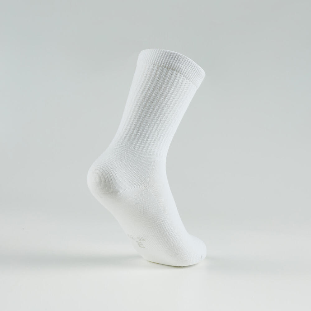 DECATHLON Crew Socks Unisex 2 Pack Snow