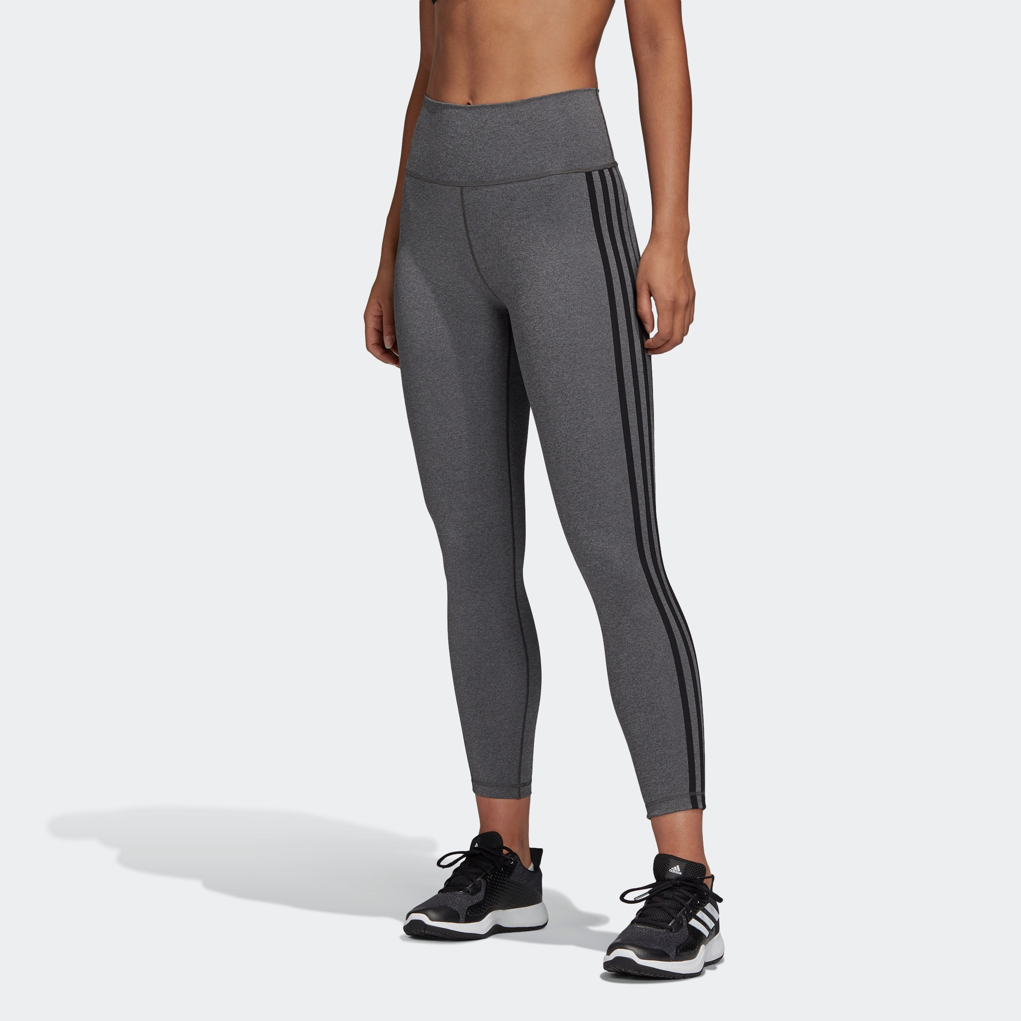 Adidas Believe This 2.0 7/8 Tights Sports Pants Women’s Dark Heather Gray