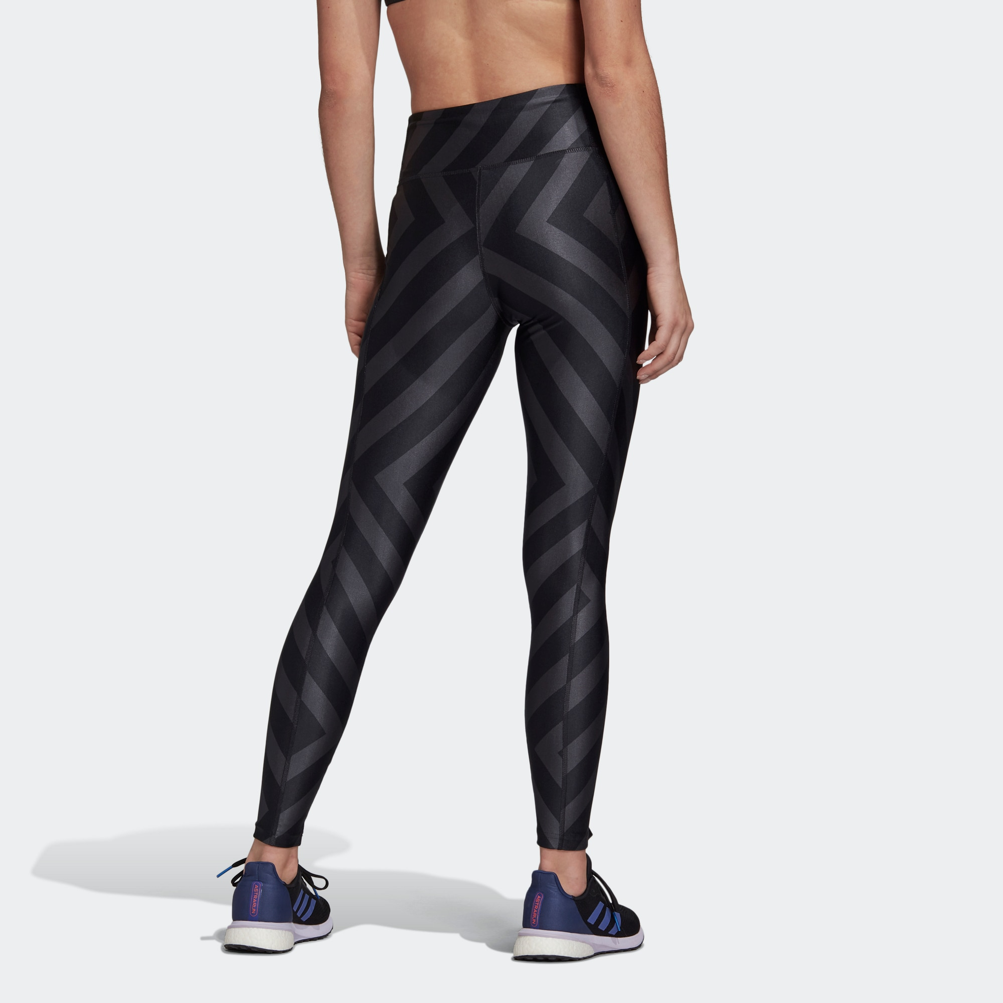 Adidas Allover Graphic 7/8 Tights Sports Pants Women’s Black