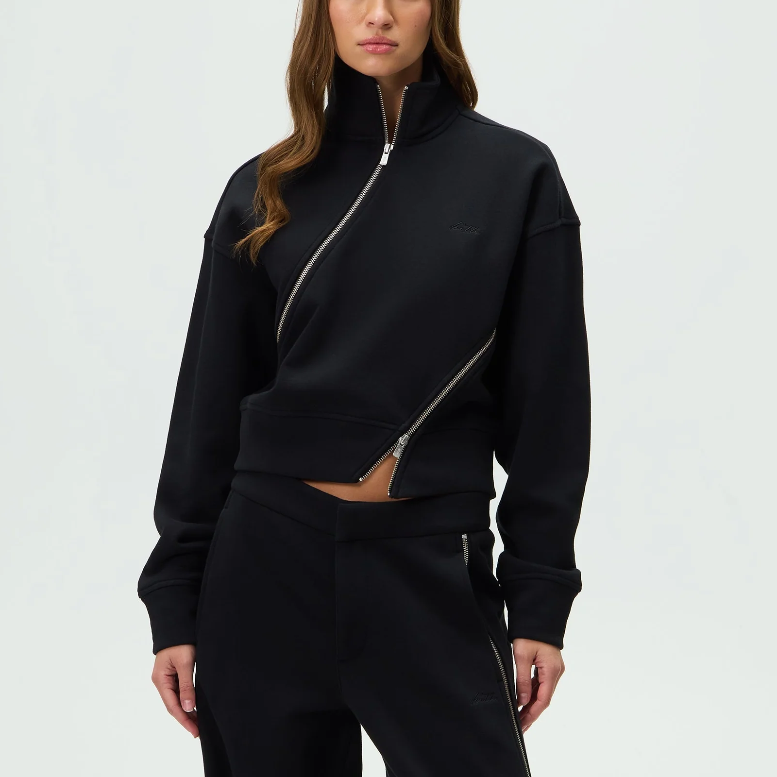 Женская куртка KITH × LISA Walden Fleece (черная) — фото 4