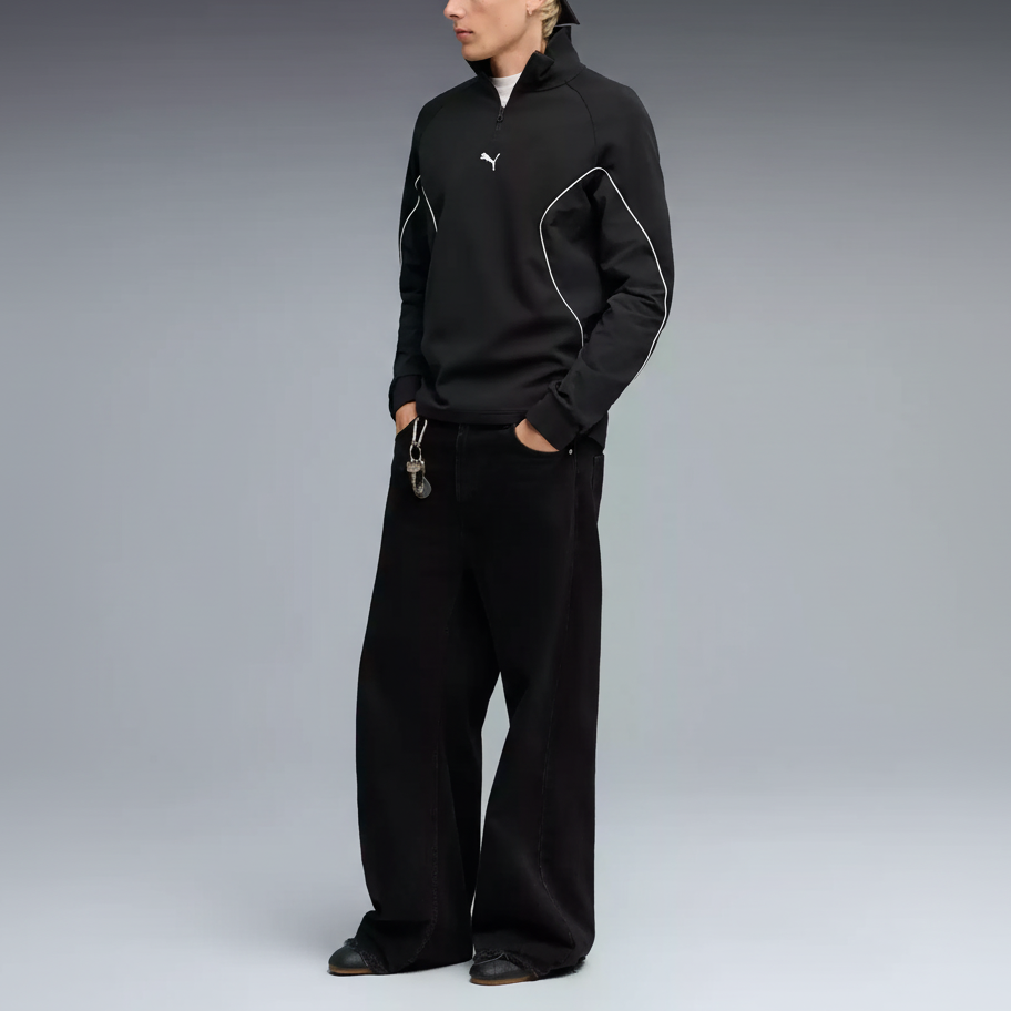 Мужская толстовка PUMA SPORT MID LAYER (черная) — фото 5