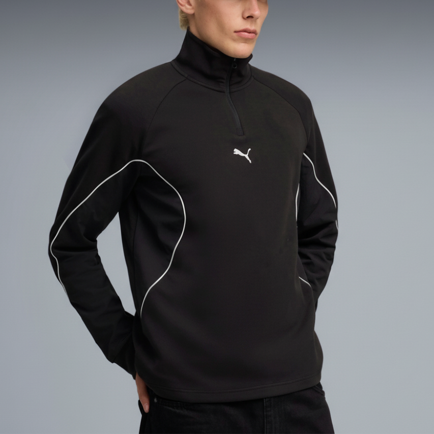Мужская толстовка PUMA SPORT MID LAYER (черная) — фото 3