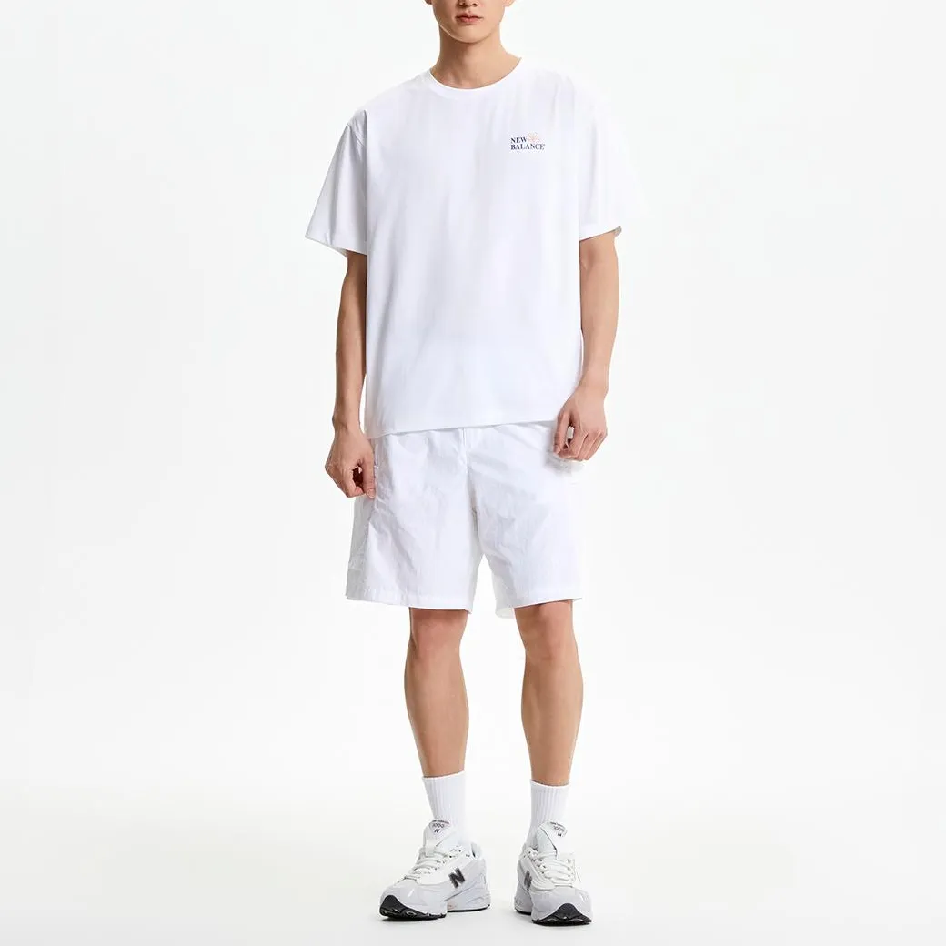 New Balance SEMI OVER FITUNI FROZEN T Shirt Unisex 10 White