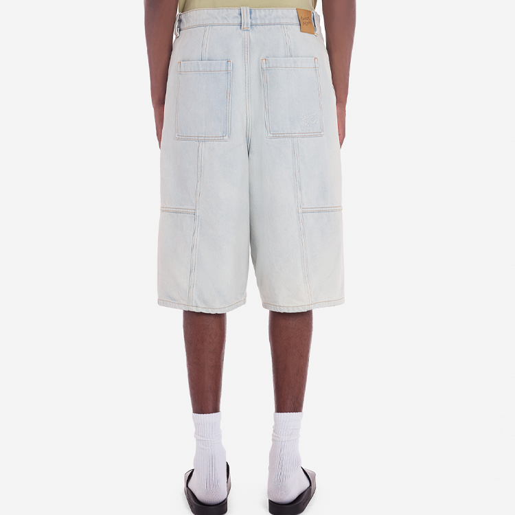 Мужские шорты Maison Kitsune SS24 (голубые) — фото 3