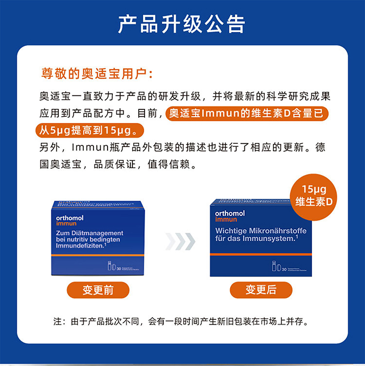 【香港直邮】 德国 奥适宝 复合维生素矿物质口服液30瓶/盒×3 进口 正分子医学配方 增强免疫力抗疲劳