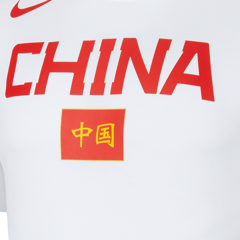 Мужская футболка Nike Dri-Fit T (белая) — фото 4