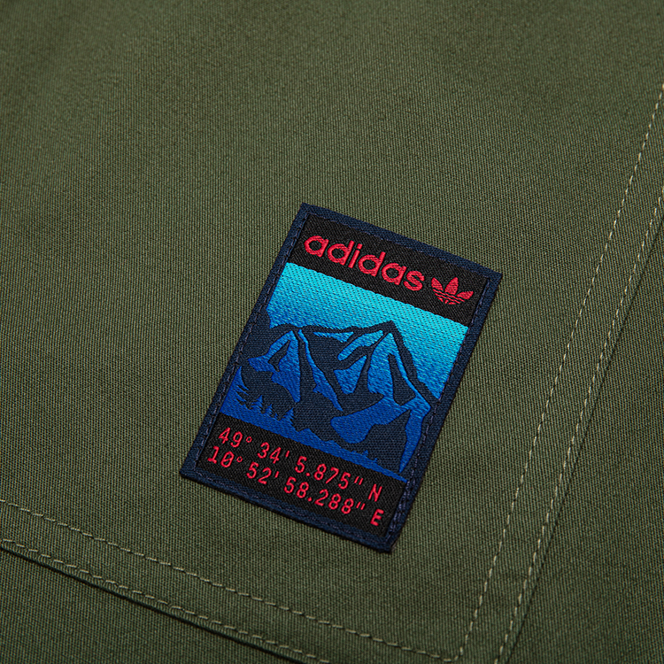 Мужские штаны adidas originals Adv Cargo Pnt (зеленые) — фото 4