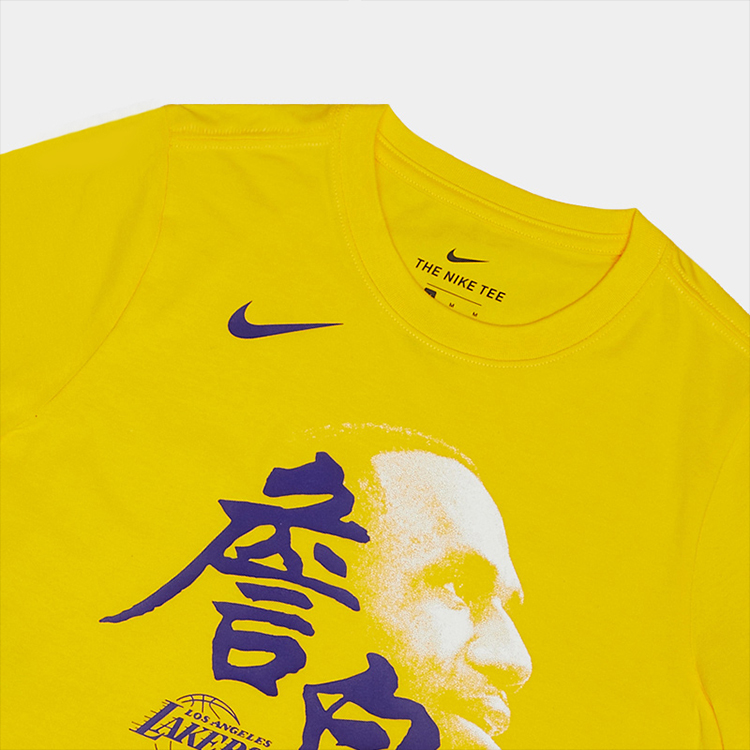 Футболка Nike NBA Los Angeles Lakers (желтая) — фото 3