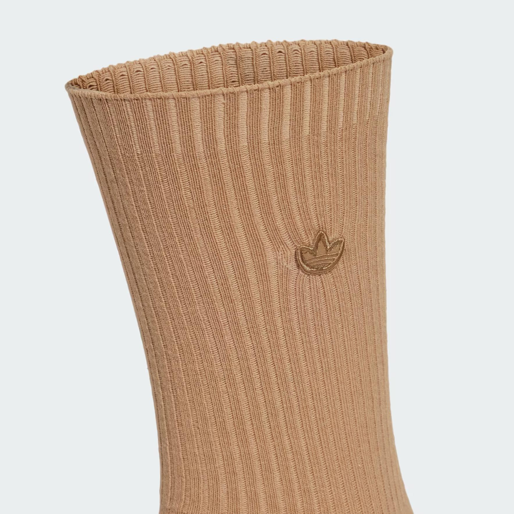 Adidas Crew Socks Unisex 2 Pack Cardboard Yellow/Dark Indigo